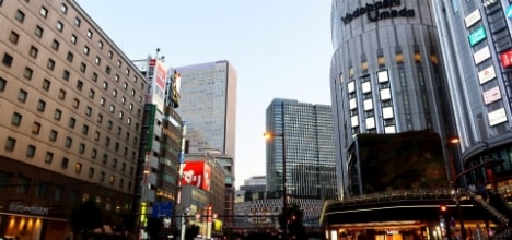 大阪の街並み